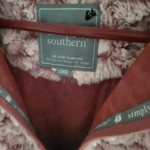 Simply southern fuzzy jacket